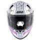 GIVI Stoccarda Silver Pink casco integral moto