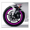 Pegatina Vinilo Rueda Wheel Stripe Fucsia