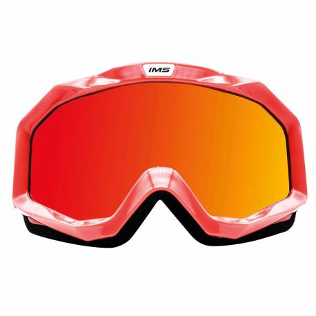 Gafas Cross Anti-Vaho IMS Rojo Iridium