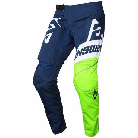 Pantalón MotoCross enduro fluor blue