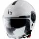 Casco Jet Mt Sv Viale blanco Con visor solar