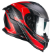 Casco Integral 363G SHOT RACE Antracite Rosso opaco