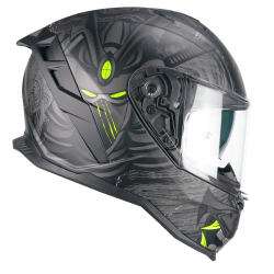 Casco Integral CGM 363S SHOT NIPPO Nero Giallo fluo opaco