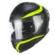 Casco Integral CGM 363X SHOT RUN Nero Giallo fluo opaco