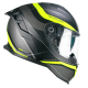 Casco Integral CGM 363X SHOT RUN Nero Giallo fluo opaco