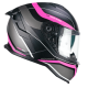 Casco Integral CGM 363X SHOT RUN Nero Fucsia fluo opaco