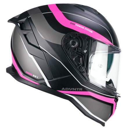Casco Integral CGM 363X SHOT RUN Nero Fucsia fluo opaco