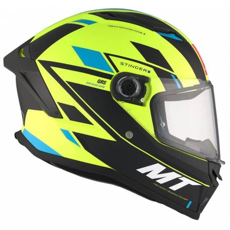 Casco integral STINGER 2 ZIVZE C3 MATT FLUOR