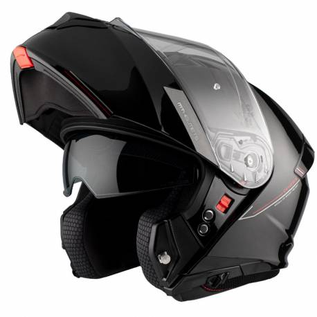 Casco Modular Mt Genesis Negro Brillo