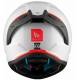 Casco integral STINGER 2 SOLID A0 BLANCO PERLA BRILLO