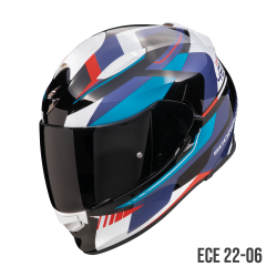 Casco integral Scorpion Exo 491 Abilis Azul