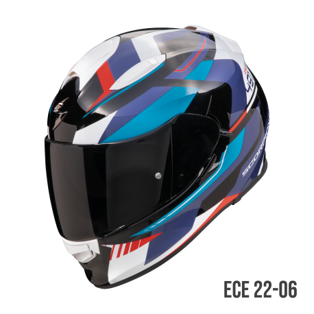 Casco integral Scorpion Exo 491 Abilis Azul