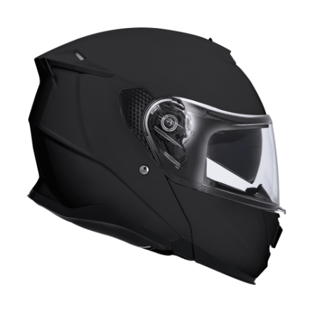 Casco Modular Shiro Discover Solid Negro Mate