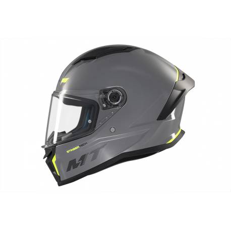 Casco Integral STINGER 2 SOLID A1 GRIS BRILLO