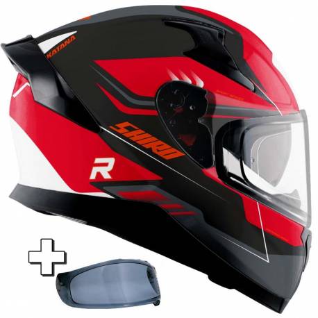 Casco Integral Shiro Katana ORBE Rojo