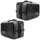 Par de Alforjas semi -rígida X-PLOR negro mate 25L