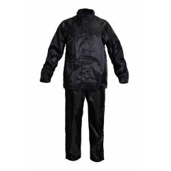 Traje de lluvia impermeable 2 piezas Unik Negro