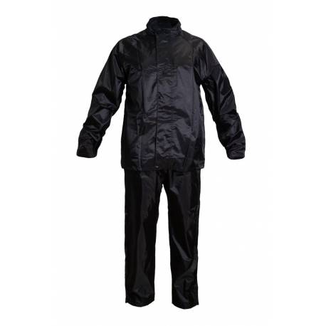 Traje de lluvia impermeable 2 piezas Unik Negro