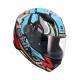 Casco integral shiro Hunter Raccoon Azul Mate