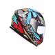 Casco integral shiro Hunter Raccoon Azul Mate