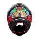 Casco integral shiro Hunter Raccoon Azul Mate