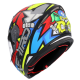 Casco integral shiro Hunter Raccoon Rojo Mate
