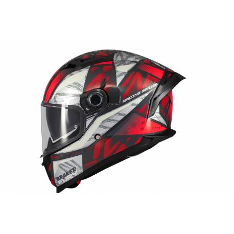 Casco integral BRAKER SV FURY C5 BRILLO Rojo