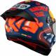 CASCO AXXIS FENIX ANGRY FACE Naranja