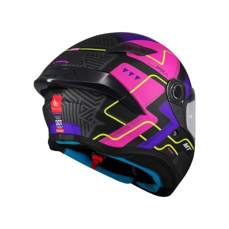 Casco Integral TARGO S BRIK C8 MATE Rosa