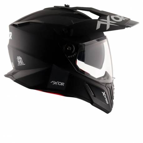 Casco Axor Shiro Adventure X-Cross Negro mate