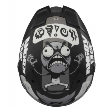CASCO AXXIS FENIX ANGRY FACE Gris