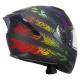 Casco Integral SKa-p 3MHG RAINBOW Nero Verde Rosso opaco