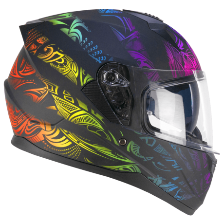 Casco Integral SKa-p 3MHG RAINBOW Nero Verde Rosso opaco