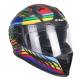 Casco Integral CGM 311 BLAST SKULL Nero Blu Rosso opaco