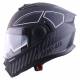 Casco Modular / Trail 1up4d Negro Blanco