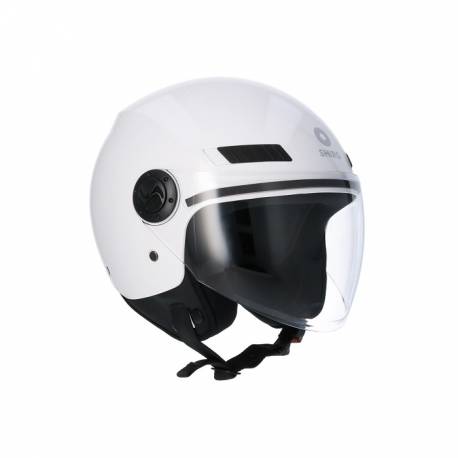 Casco Jet Shiro SH-62 Negro Brillo