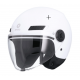 Casco Jet Shiro SH-62 Negro Brillo