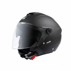 Casco Jet Unik Vertex con Gafas de sol Negro Mate