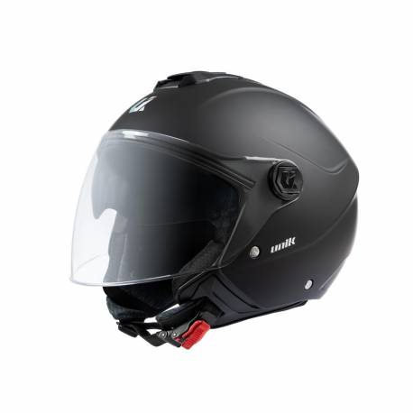 Casco Jet Unik Vertex con Gafas de sol Negro Mate
