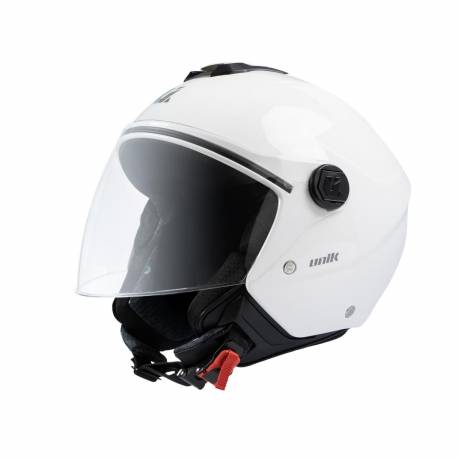 Casco Jet Unik Vertex con Gafas de sol Blanco