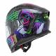 Casco integral 311T BLAST TECH Negro Verde fluo