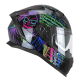 Casco integral 311T BLAST TECH Negro Verde fluo