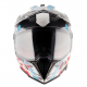 CASCO X-CROSS D/V X1 AXOR BLANCO ROJO