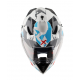 CASCO X-CROSS D/V X1 AXOR BLANCO ROJO