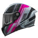 Casco Unik Ultra Dv Pink con visor solar (gafas de sol)