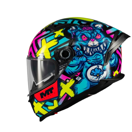 Casco Mt Integral Braker SV Crazy Teddy B7 Brillo