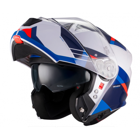 CASCO MODULAR GENESIS R SV CHEEKY A7 BRILLO AZUL