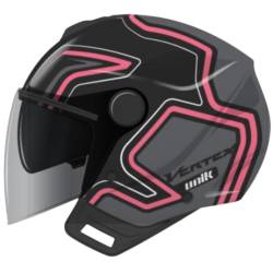 Casco Jet Unik Vertex Circuit Pink