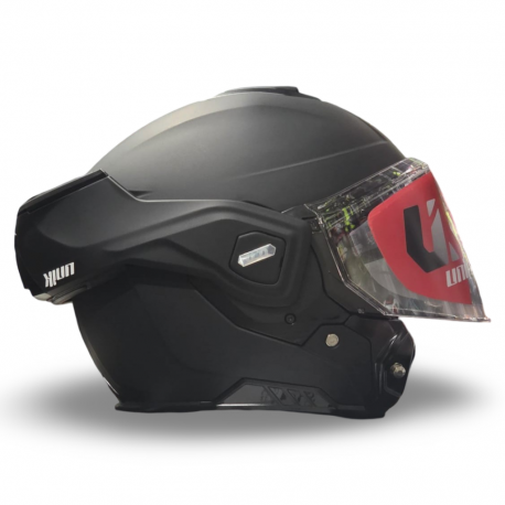 Casco Modular (abatible 180º) Flip Back Unik Negro Mate