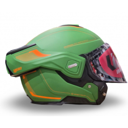 Casco Modular (abatible 180º) Flip Back Spectrum Orange Green